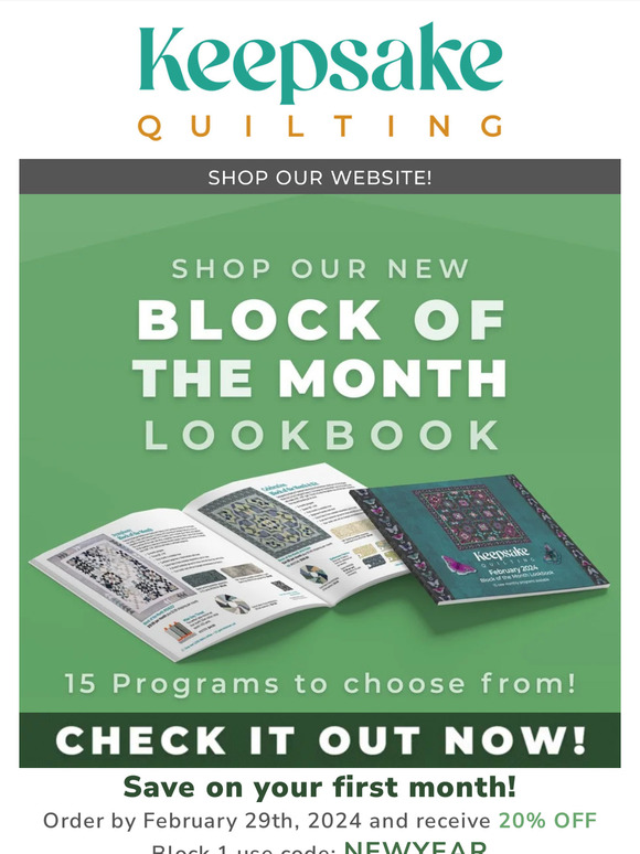 Keepsake Quilting NEW Digital Catalog Out Now! 📖 Milled