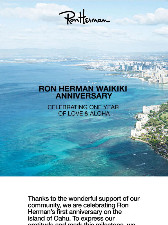Ron Herman Waikiki | Anniversary Capsule