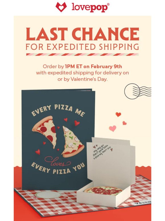 Last call for Valentine's Day