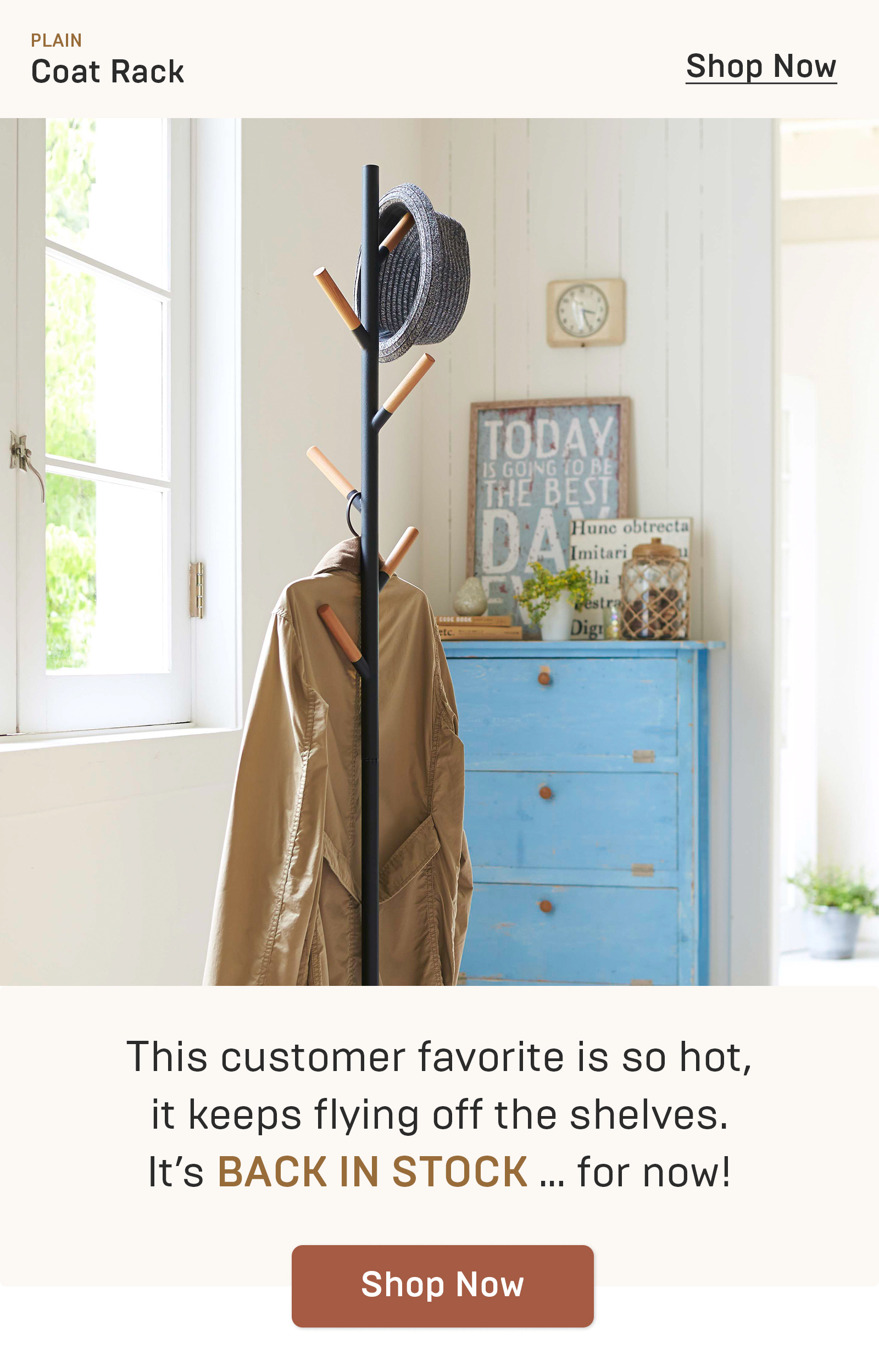 Yamazaki Home: The Best Coat Rack is Back! | Milled