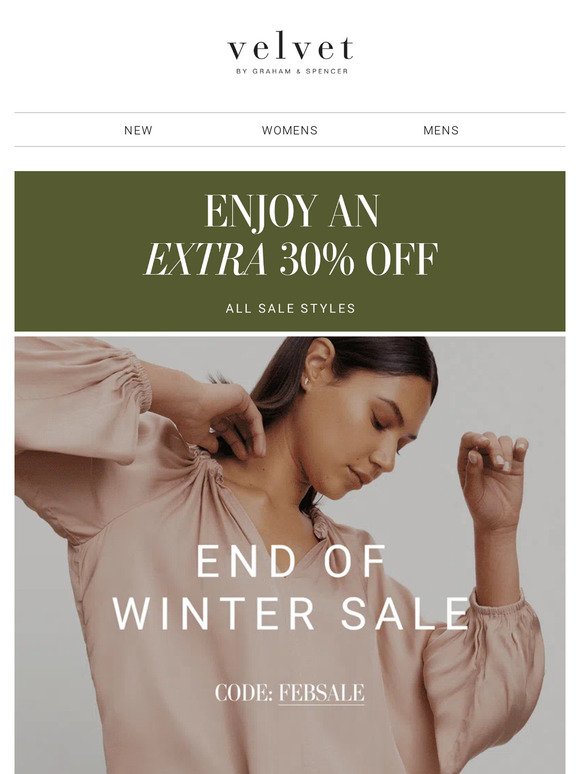 Don't Miss This! Extra 30% Off Sale