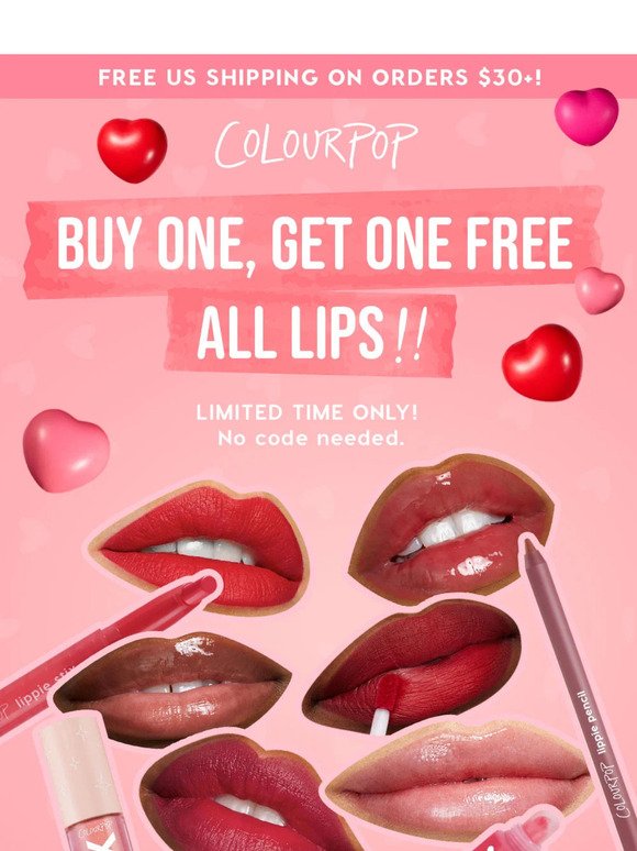 Buy One, Get Free lips! 💋