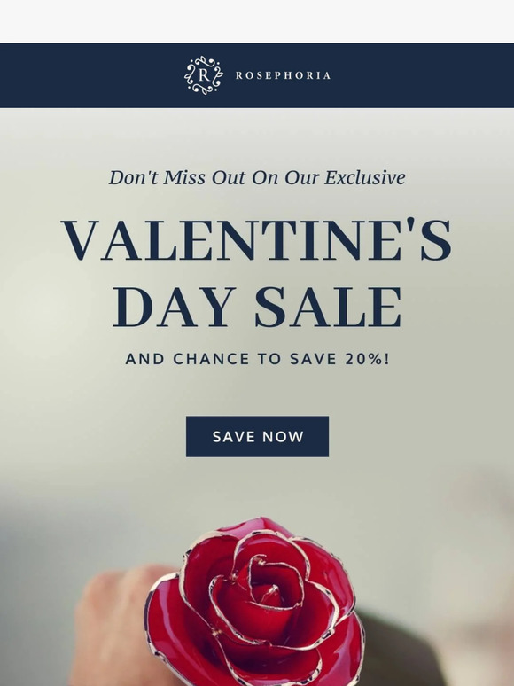 Still Time for 20% Off Roses 🌹
