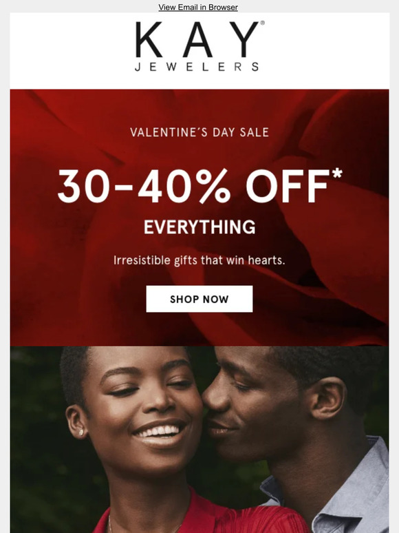 Valentine's day kay jewelers sale