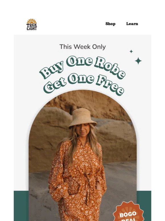 This Week Only | Buy One Robe Get One Free 💝