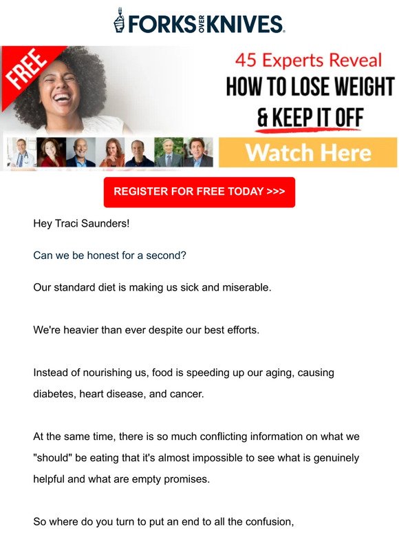 Let's get real about weight loss