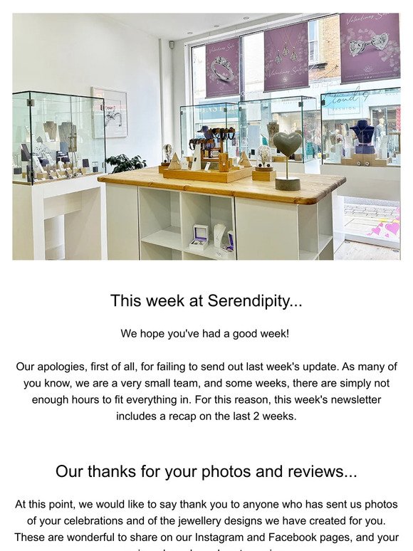Our Fresh, New Serendipity Update ;-)