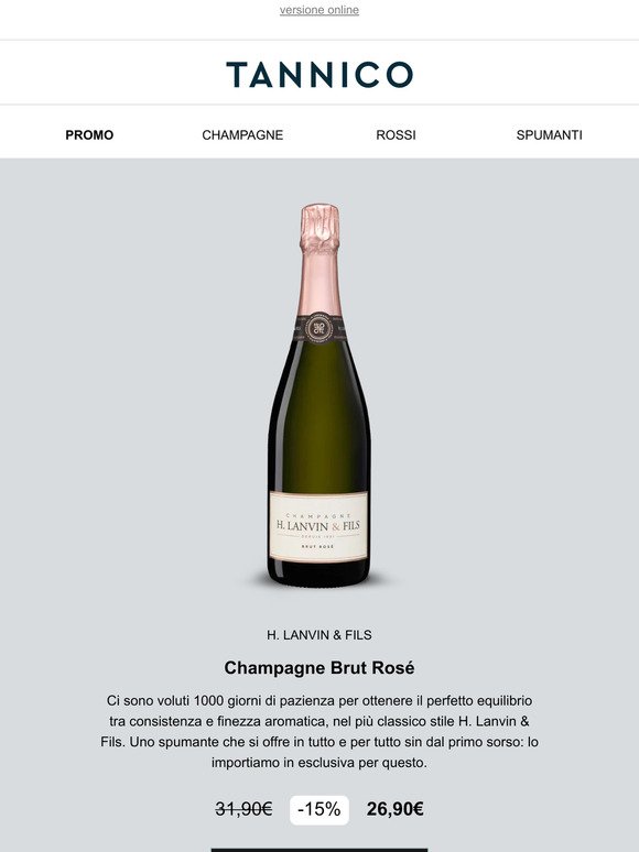 Bolla del venerdì: Champagne Rosé a -15%