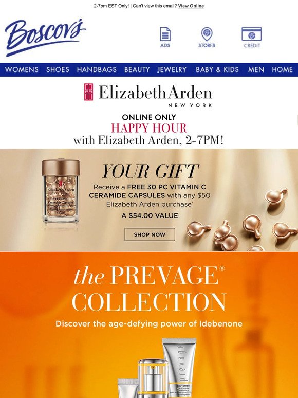 HURRY! FREE Elizabeth Arden Gift with Purchase!