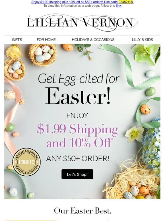 Get egg-cited for Easter with a double offer!