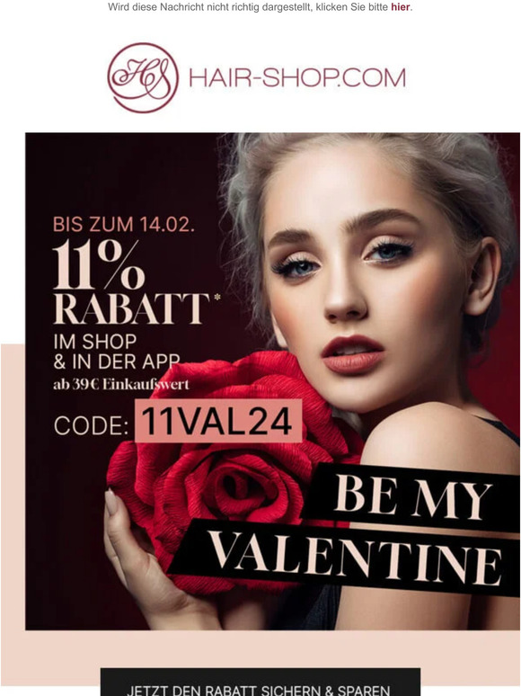 ❤️ Ihr Rabatt + tolle Geschenke zum Valentinstag