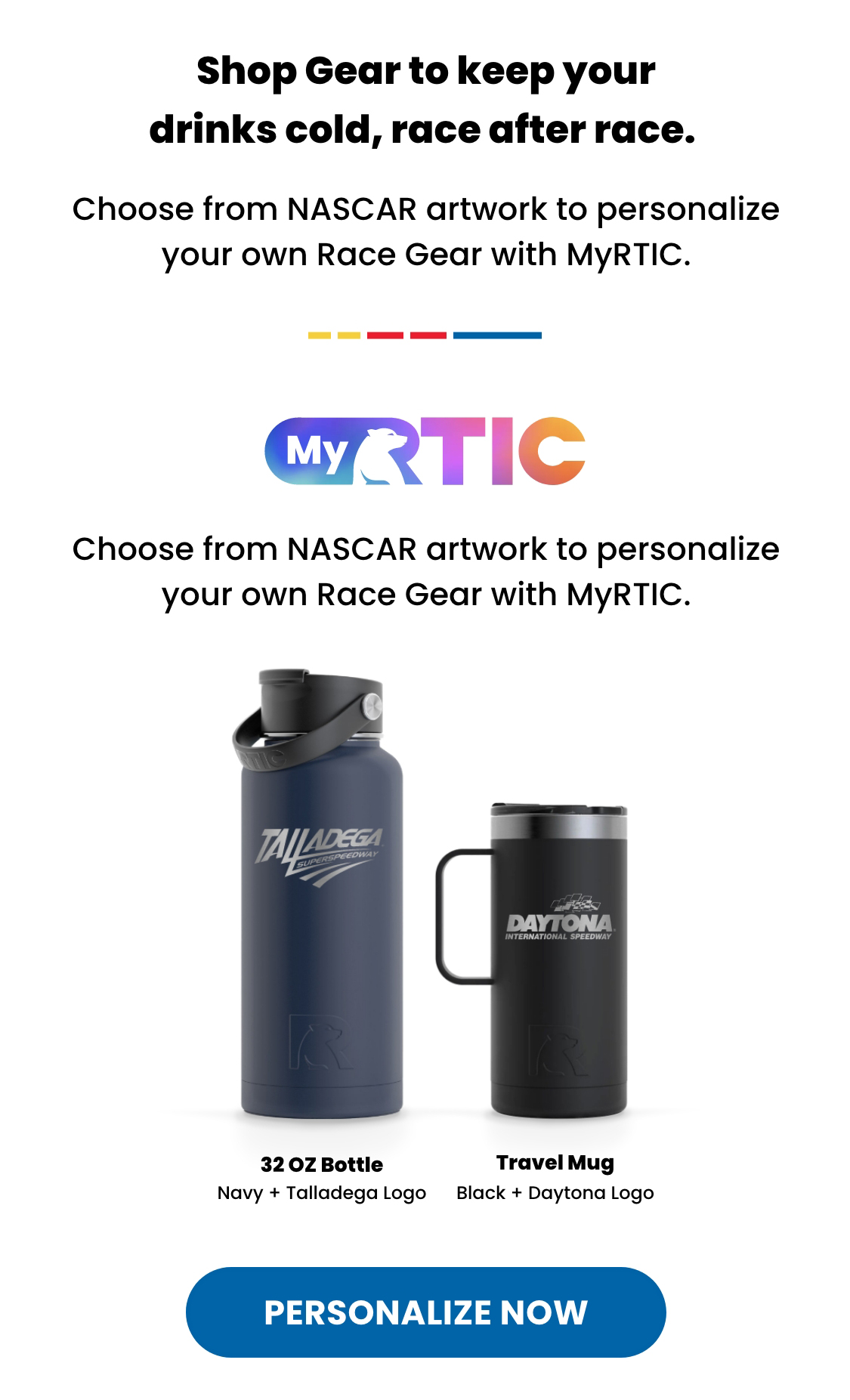 RTIC: Shop RTIC x NASCAR | Milled