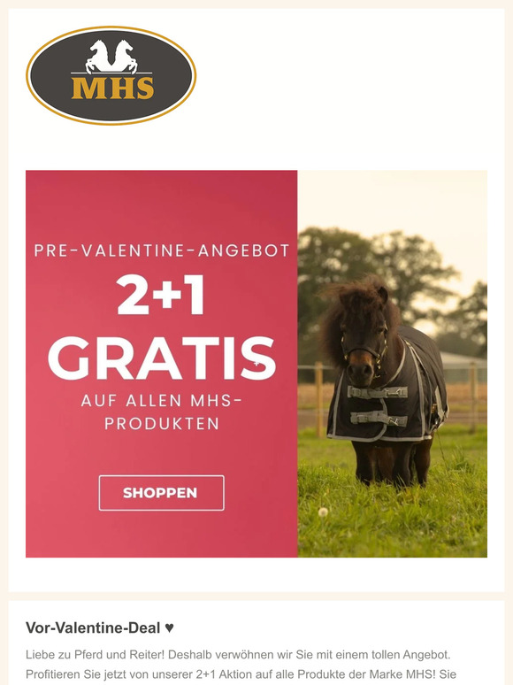 2+1 gratis auf alle MHS-Produkte