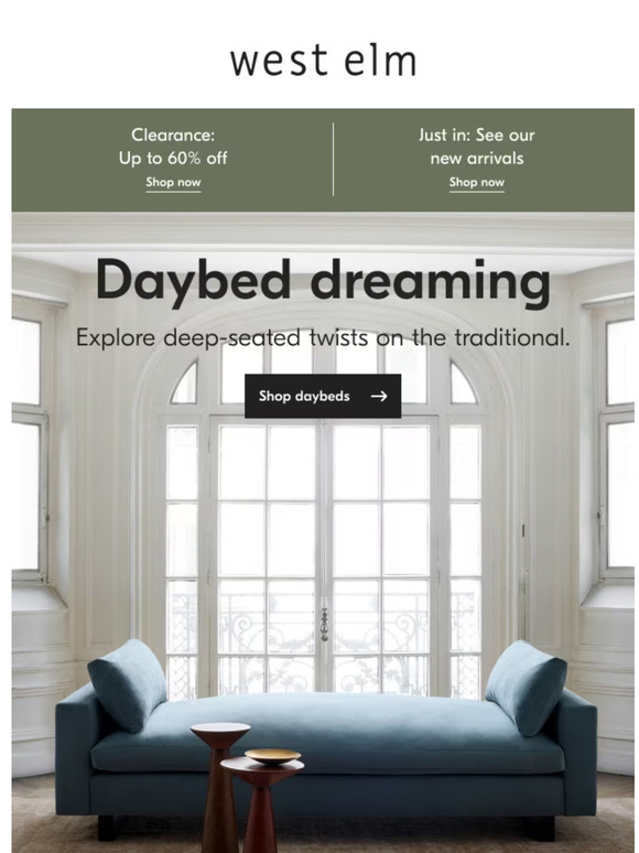West Elm Email Newsletters Shop Sales, Discounts, and Coupon Codes