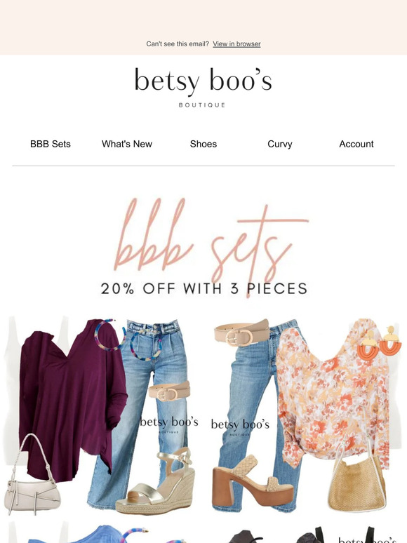 🌟 Complete your wardrobe with new BBB Sets!