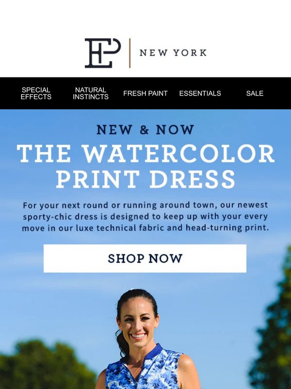 New & Now: The Watercolor Dress