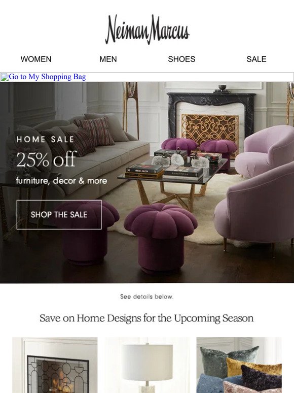 25% off: Save on furniture, home decor & more