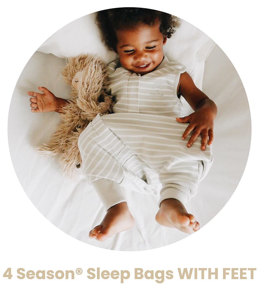 Woolino Imperfect 4 Season Baby Sleep Bag with Feet, Merino Wool