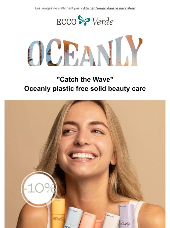 Oceanly d'ATTITUDE ✨ Soins beauté sans plastique et vegan !