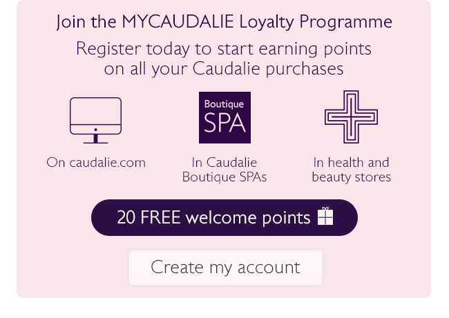 Join the MYCAUDALIE Loyalty Programme