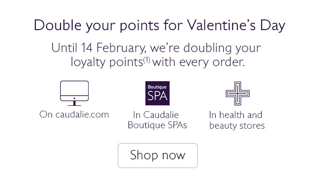 Double your points for Valentine's Day