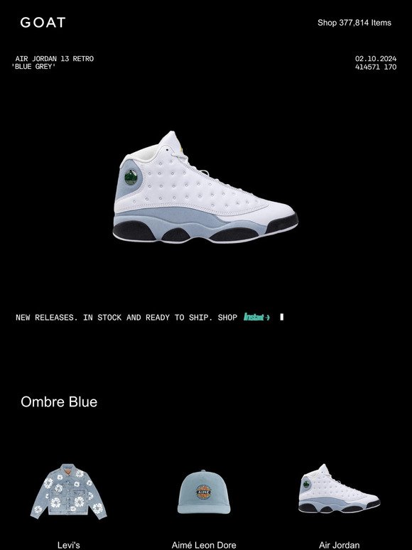[SEED] Just Dropped: Air Jordan 13 Retro 'Blue Grey'