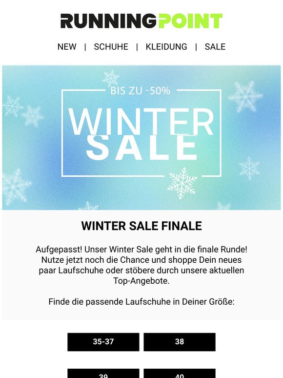 LETZTE CHANCE 📣 Unser Winter Sale endet bald!