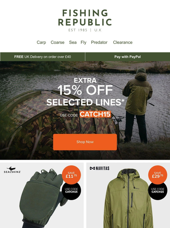 Time to treat yourself? Extra 15% off