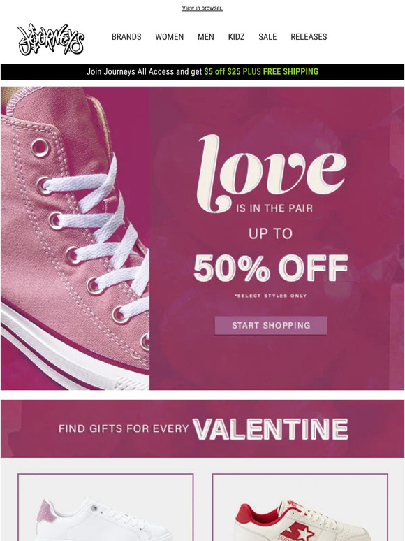 Journeys Email Newsletters Shop Sales, Discounts, and Coupon Codes