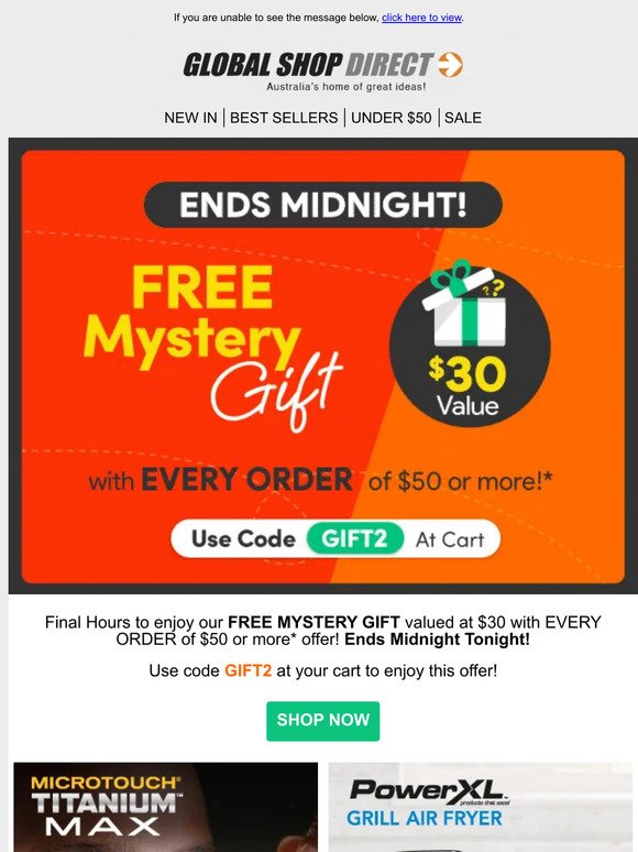 🎁 Receive a Mystery Gift - Final Hours!