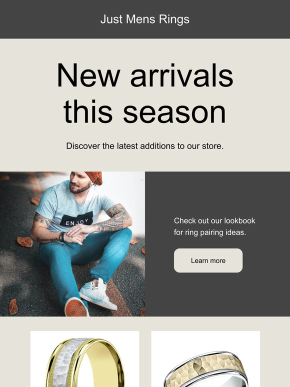 A FREE personal stylist - Justmensrings