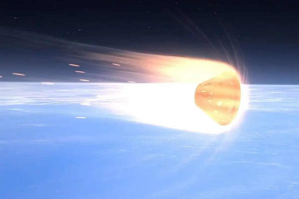 SpaceX aims to let astronauts avoid a radio blackout during re-entry. Image leads to article.