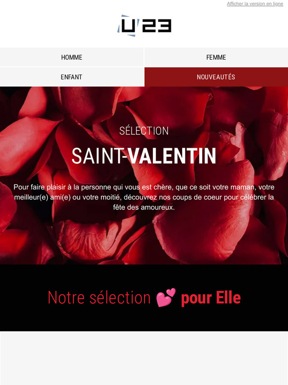 Saint-Valentin : nos coups de ❤️
