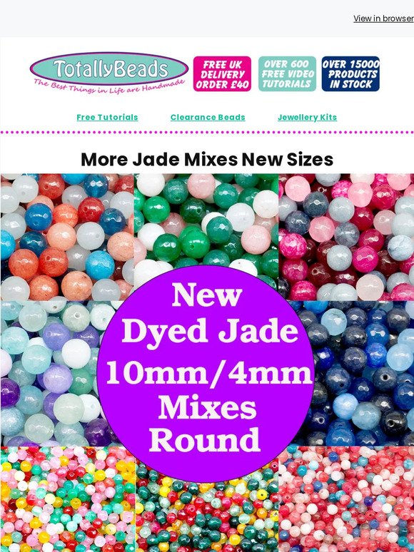 More New Jade Mixes 10mm and 4mm
