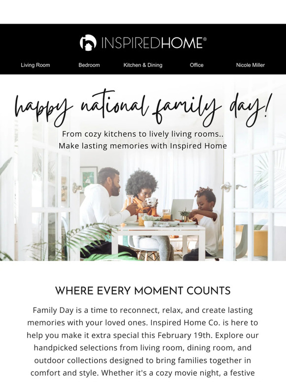 Make Family Day Unforgettable with Inspired Home!