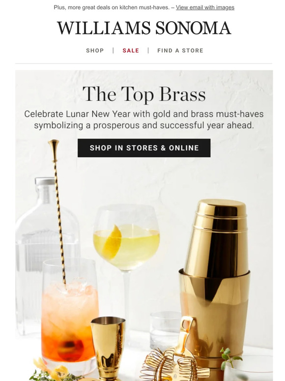 WilliamsSonoma Email Newsletters Shop Sales, Discounts, and Coupon Codes