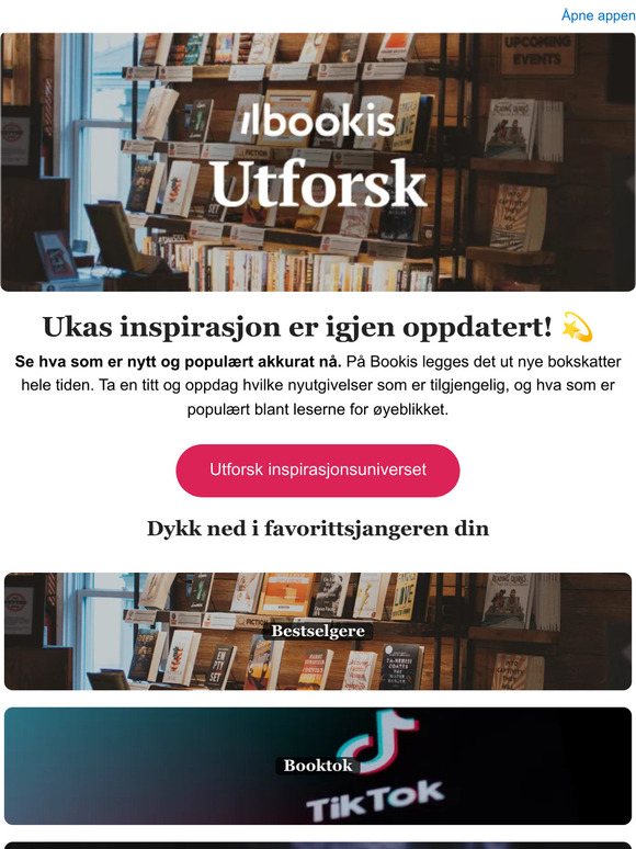 Ukas inspirasjon er rykende fersk 🤩📚