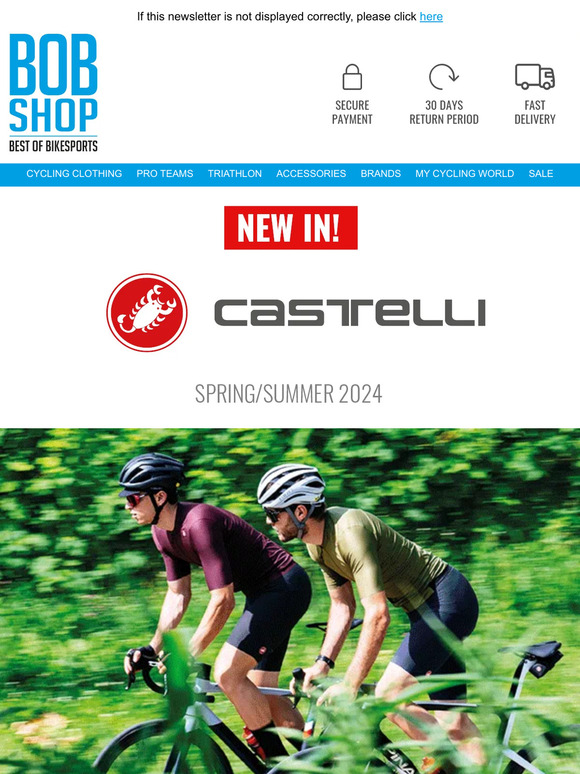 BobShop bike o bello Start off your cycling season with CASTELLI Discover the whole collection Milled