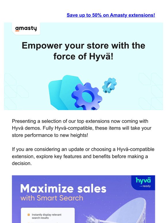 👉 Discover our 3 sales-boosting products, now with Hyvä demos!