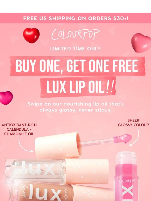 BOGO free Lux Lip Oils! 💖