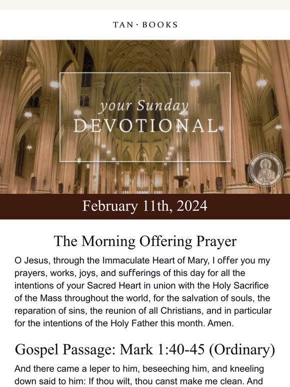 TAN Books: Sunday Devotional—Son of David, Have Mercy on Me! | Milled