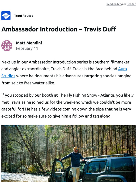 Ambassador Introduction – Travis Duff