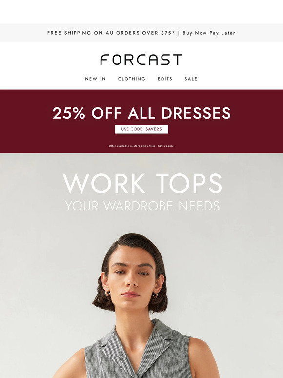 FORCAST: WORK TOPS YOUR WARDROBE NEEDS | Milled