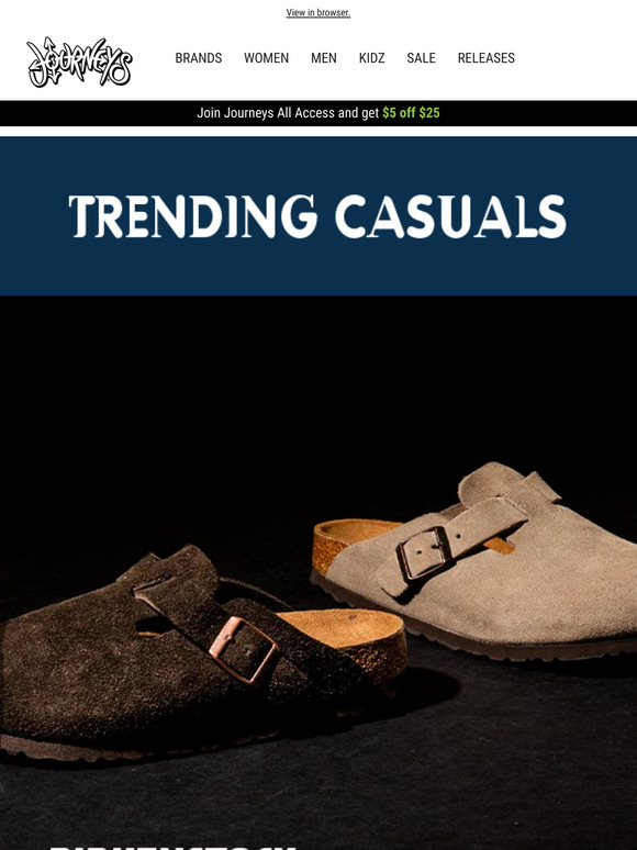 Journeys Email Newsletters Shop Sales, Discounts, and Coupon Codes