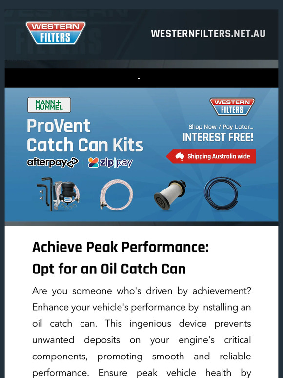 Western Filters: Your One Stop Shop For Oil, Air And Fuel Filter Kits —