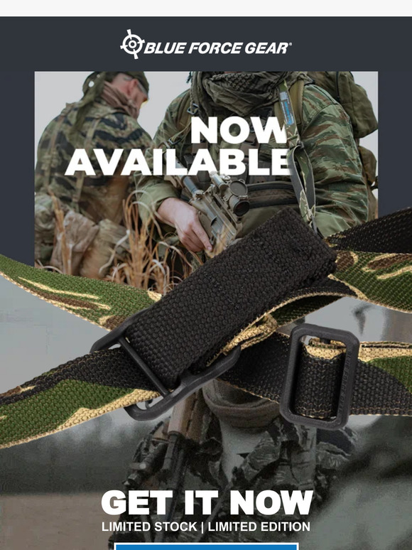 Blue Force Gear: VCAS GTS (Green Tiger Stripe) Sling NOW AVAILABLE | Milled