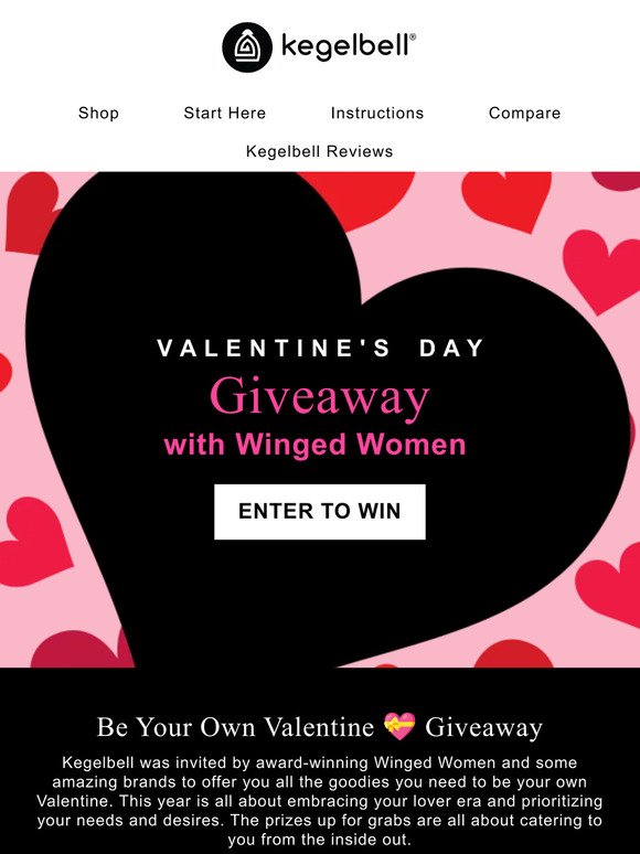 Be Your Own Valentine Giveaway 🥰