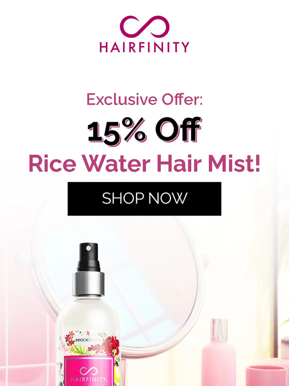 Hairfinity Revitalize Your Hair with Rice Water! 🌟 Milled