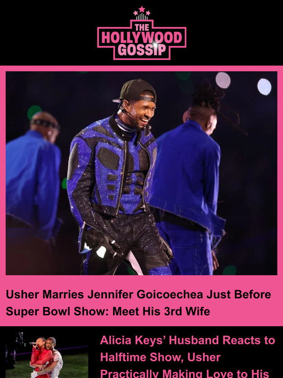 The Hollywood Gossip: Breaking: Usher Marries Girlfriend Before Super ...