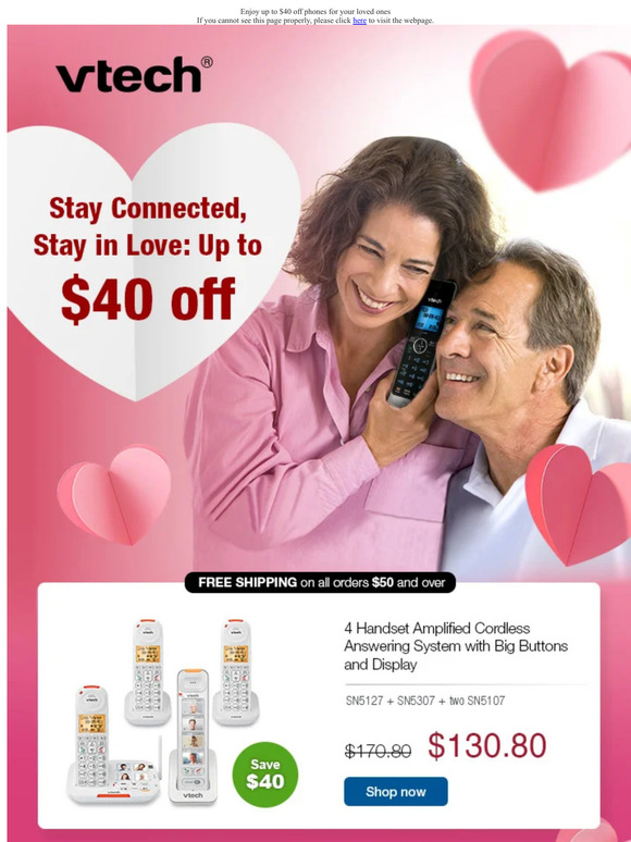 Enjoy up to $40 off phones for your loved ones